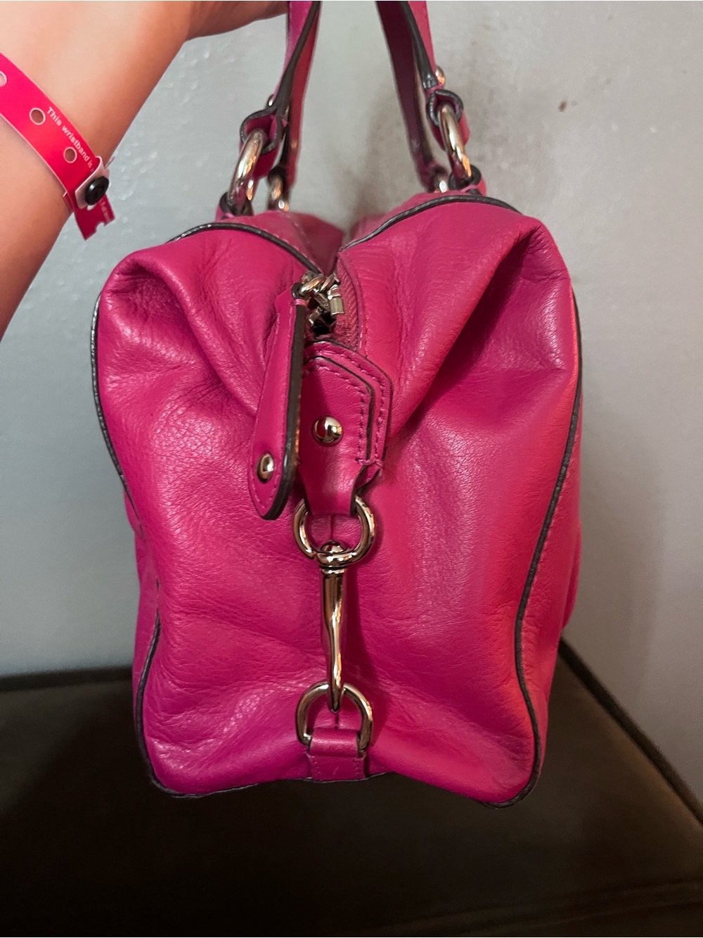 Coach Campbell pink Satchel F24690 - Picture 7 of 16